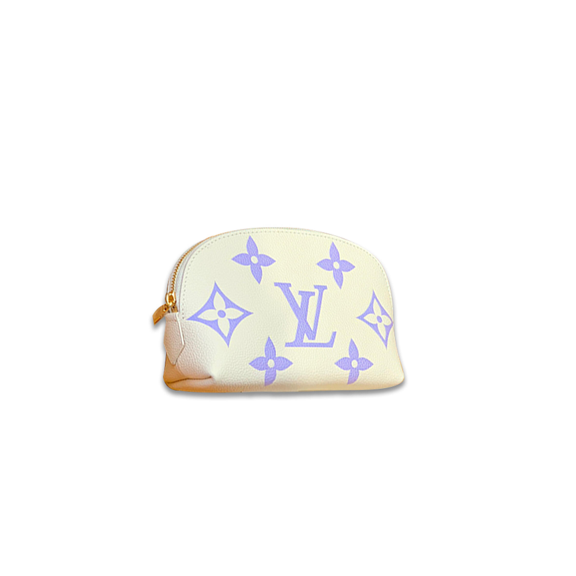 LOUIS VUITTON MASTER EMPREINTE MONOGRAM COSMETIC POUCH M45915  (17*12*6cm)